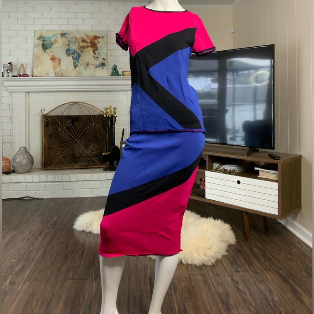 Multi-color NY&Co skirt set